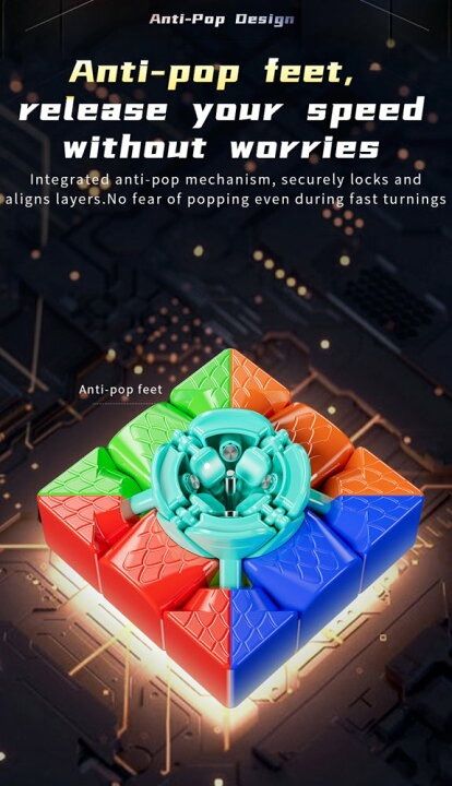 ルービックキューブRS3M V5磁力バージョンスピードキューブ　7個セット ルービックキューブ RS3M V5 磁気バージョン スピードキューブ