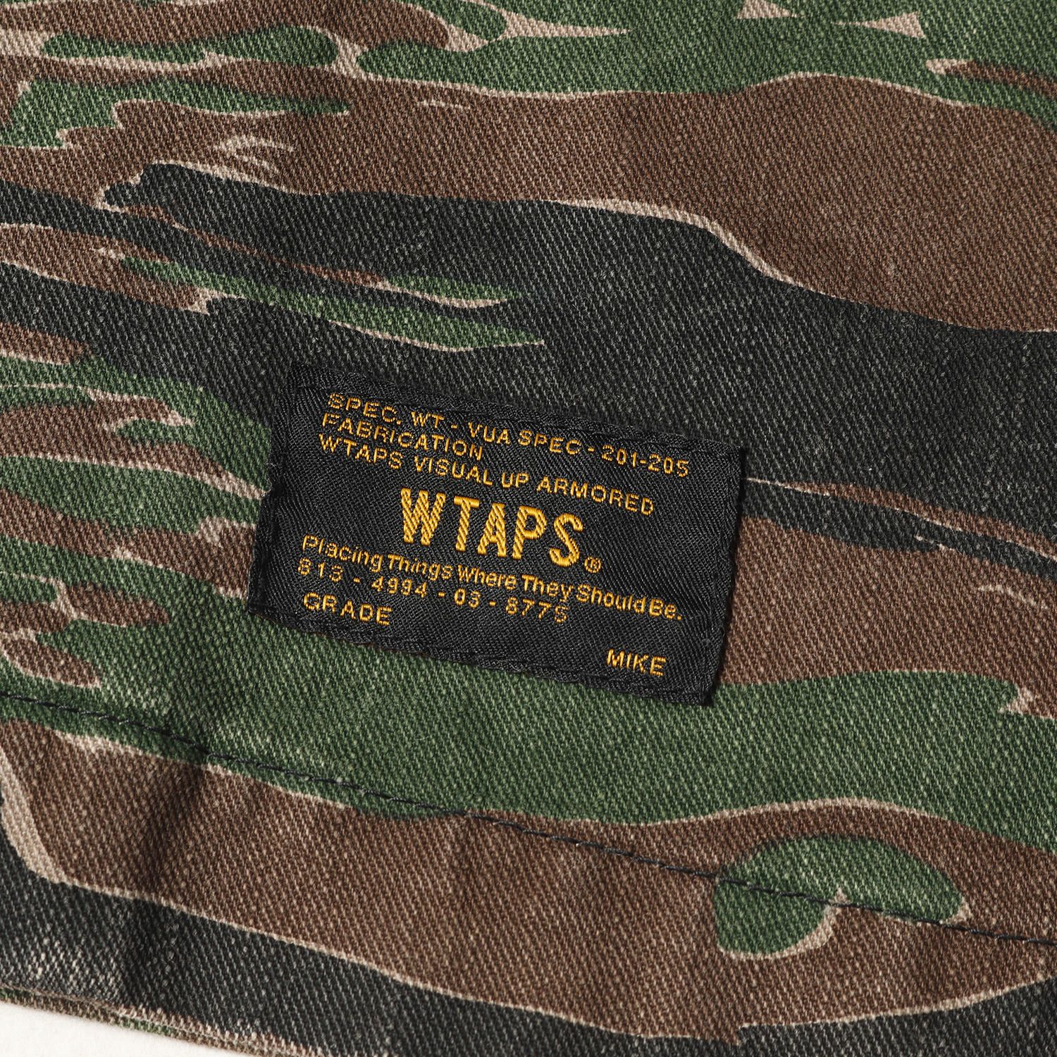 美品 WTAPS ダブルタップス シャツ タイガーカモ ミリタリーシャツ