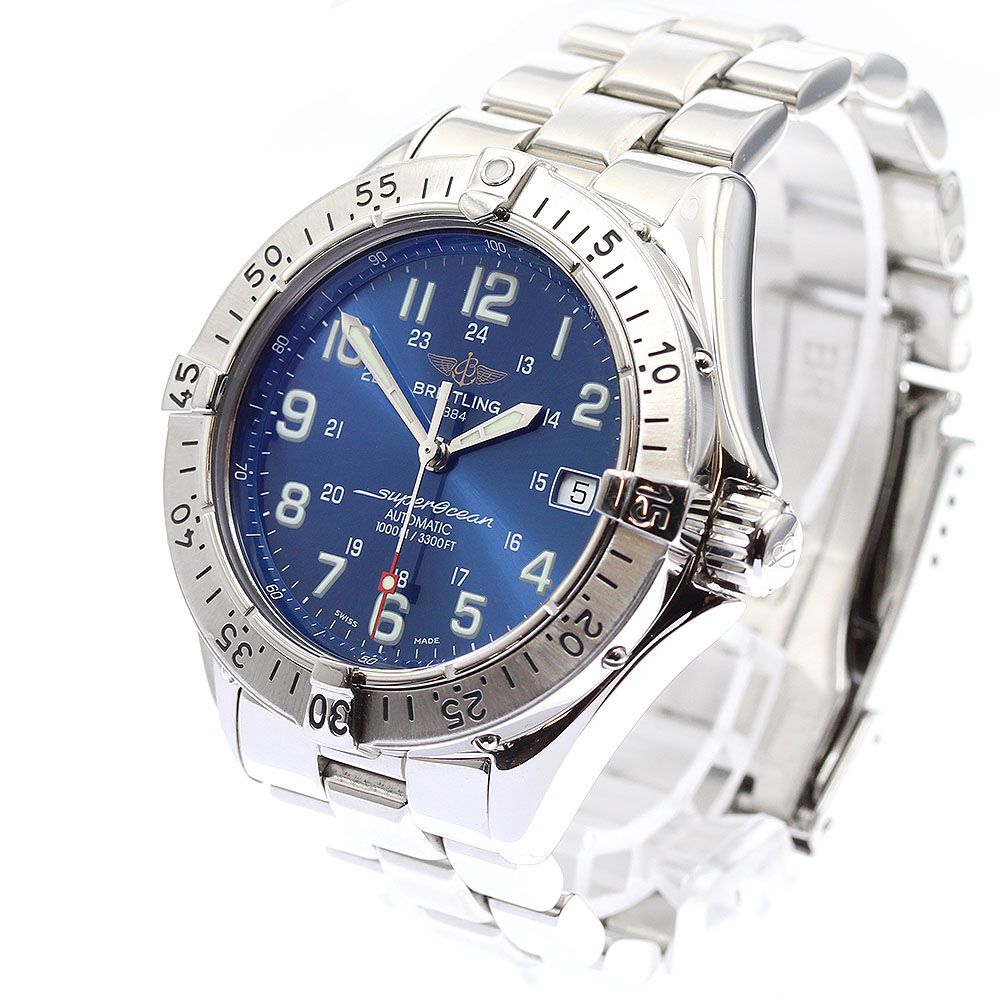 ブライトリングスーパーオーシャン　A17340 BREITLING スーパーオーシャン A17340 メンズ 時計 自動巻 青