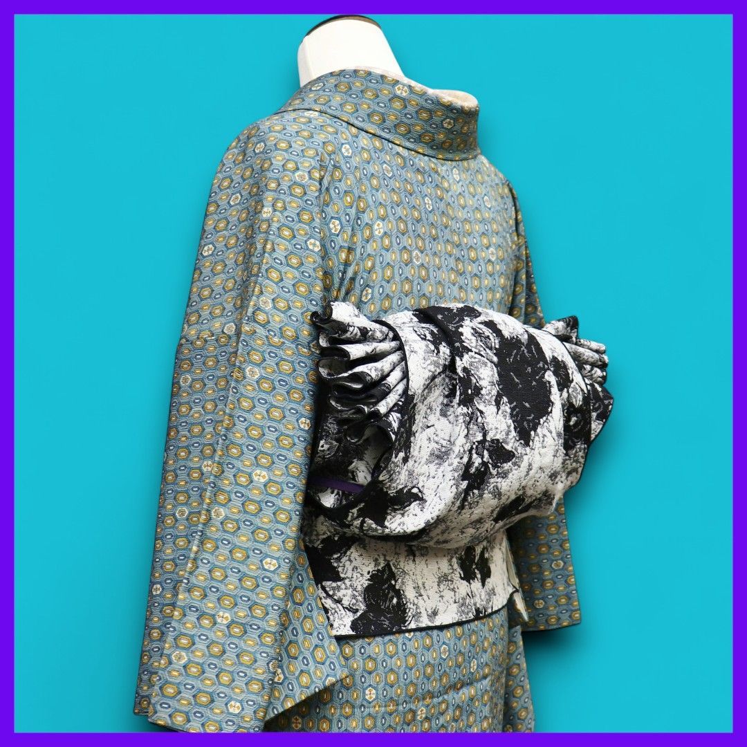 ✨三日月とうさぎ✨a0413☆ 大人兵児帯 ☆SHOPフォローで300円オフ