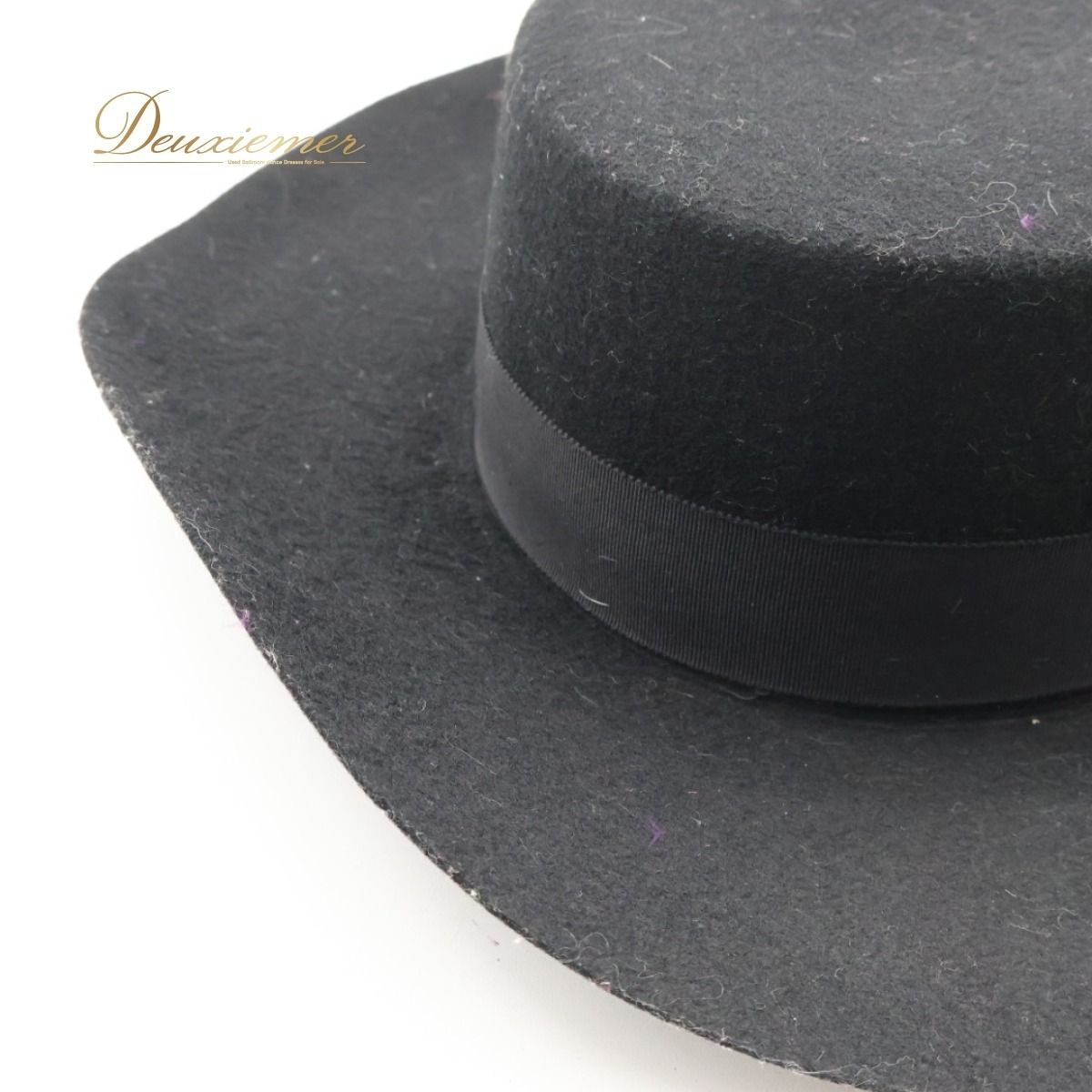 日本製 フラメンコ衣装】ブラック コルドベス ハット 帽子