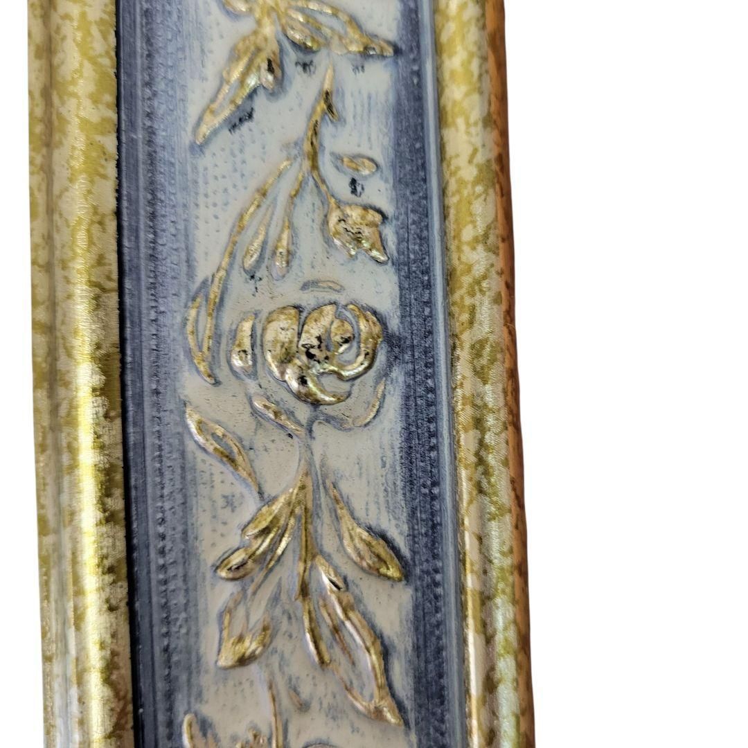 金彩 花柄 西洋 ウォールミラー 壁掛け 鏡 家具 NEXPOTALLINN_EU