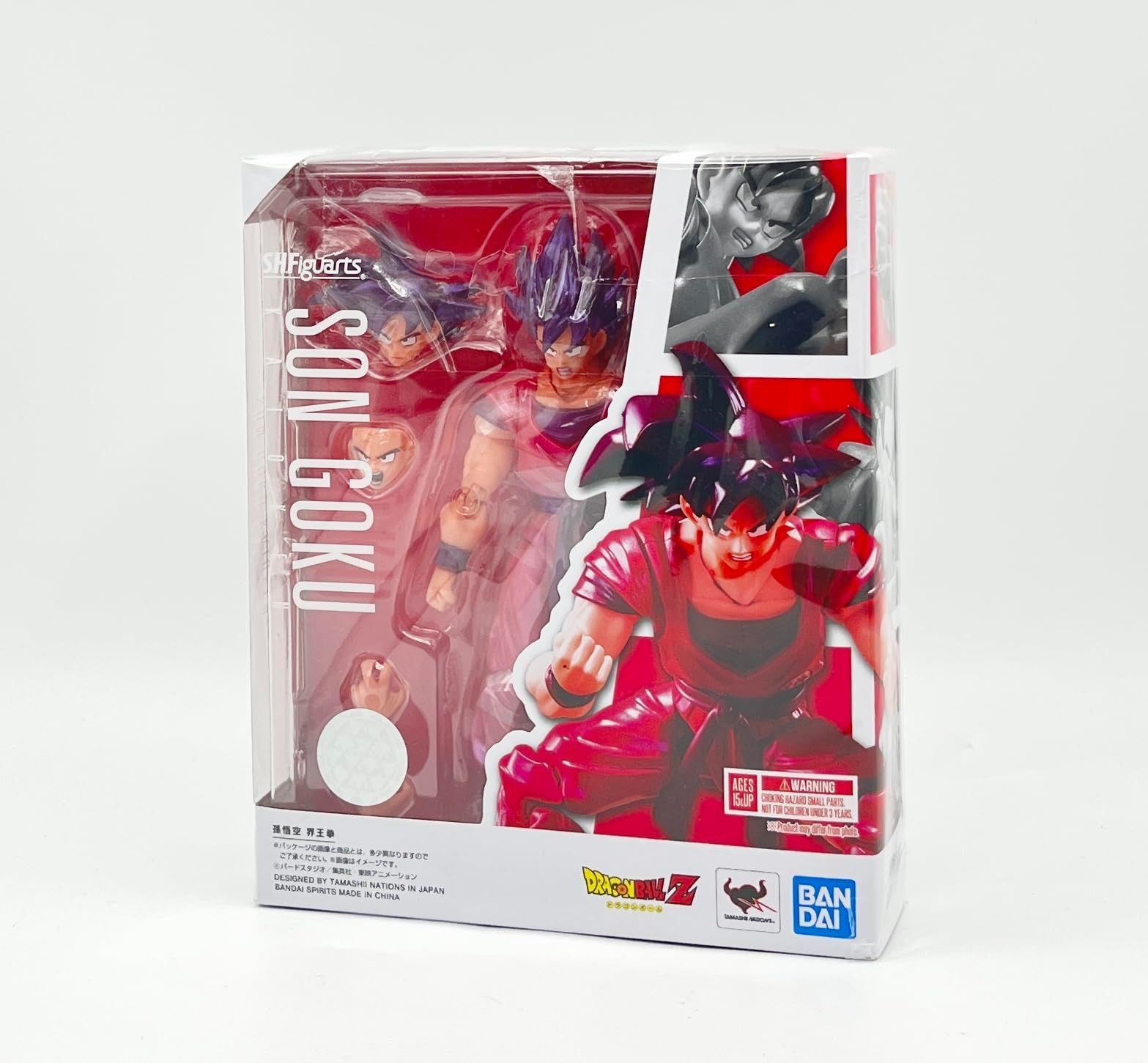 箱付 完品 S.H.フィギュアーツ ドラゴンボール 孫悟空 界王拳 約14-