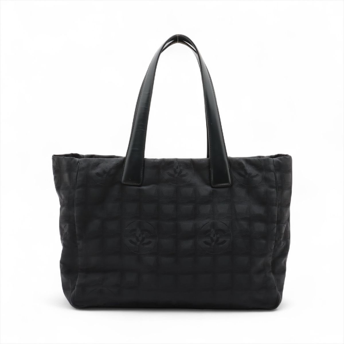 超美品】CHANEL シャネル ニュートラベルライン ブラックトートバッグ 