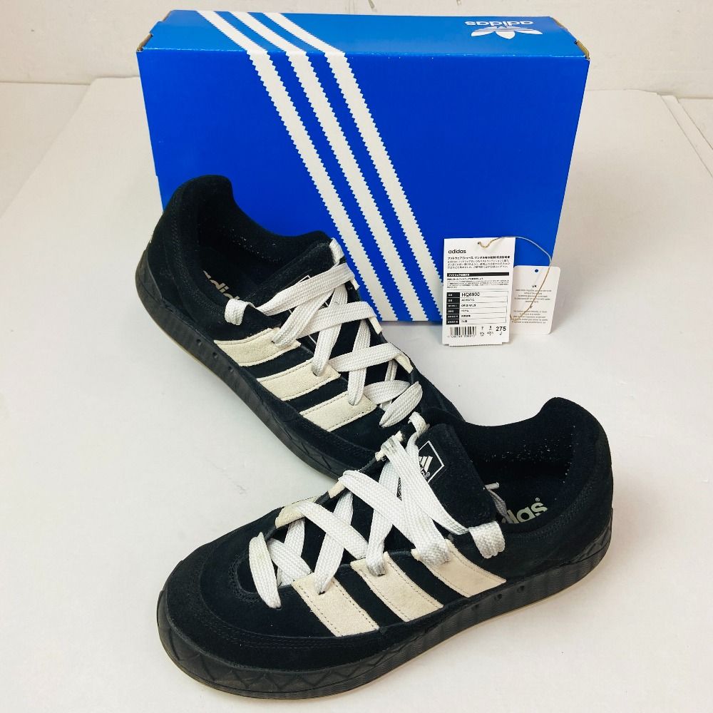 中古】04w1089∞※ adidas ORIGINALS アディダス オリジナルス Adimatic アディマティック HQ6900 コア ブラック/クリスタルホワイト/ガム  27.5cm スニーカー 箱あり【八王子店】 - メルカリ