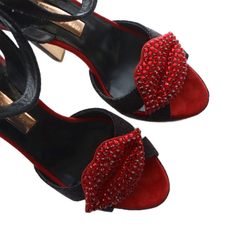 ルパートサンダーソン Rupert Sanderson パンプス ハイヒール ロゴ  