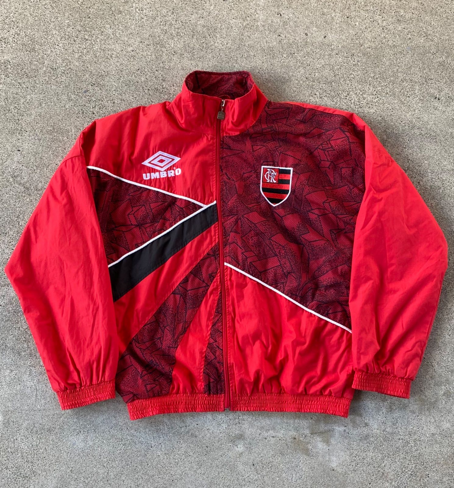 90's】UMBRO C.R.Flamengo ナイロントラックジャケット サッカー 古着