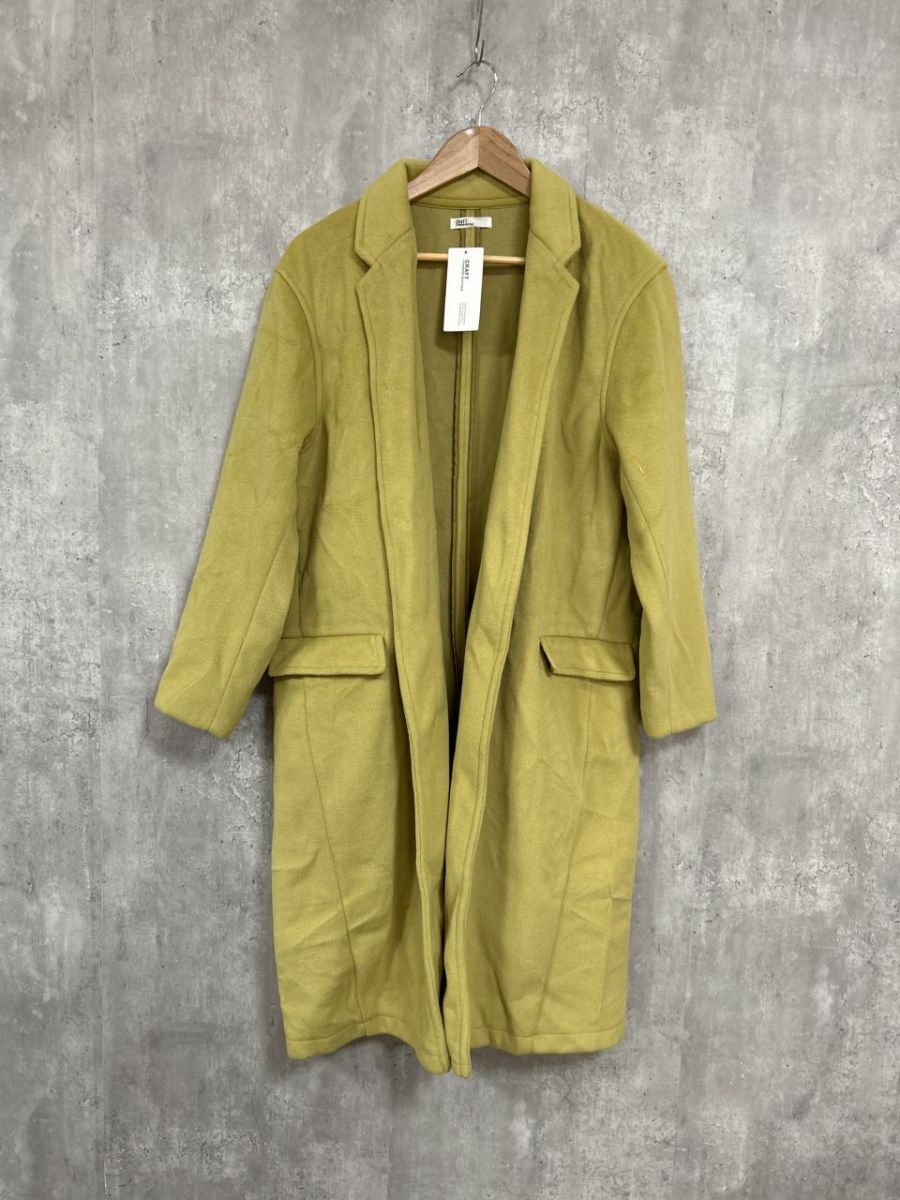 CRAFT STANDARD BOUTIQUE エッグコート ロング コート sizeF|黄 ◆ ◎レディース