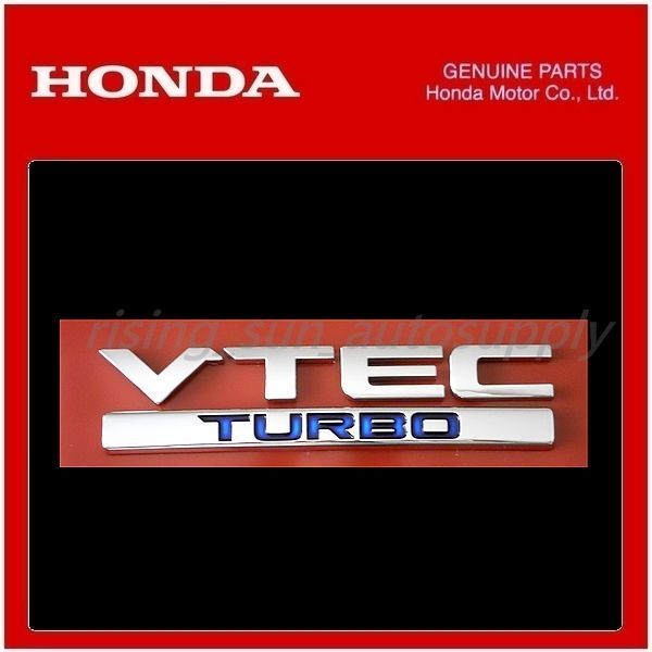 ホンダ 純正 エンブレム 【VTEC TURBO】新型 シビック ハッチバック 