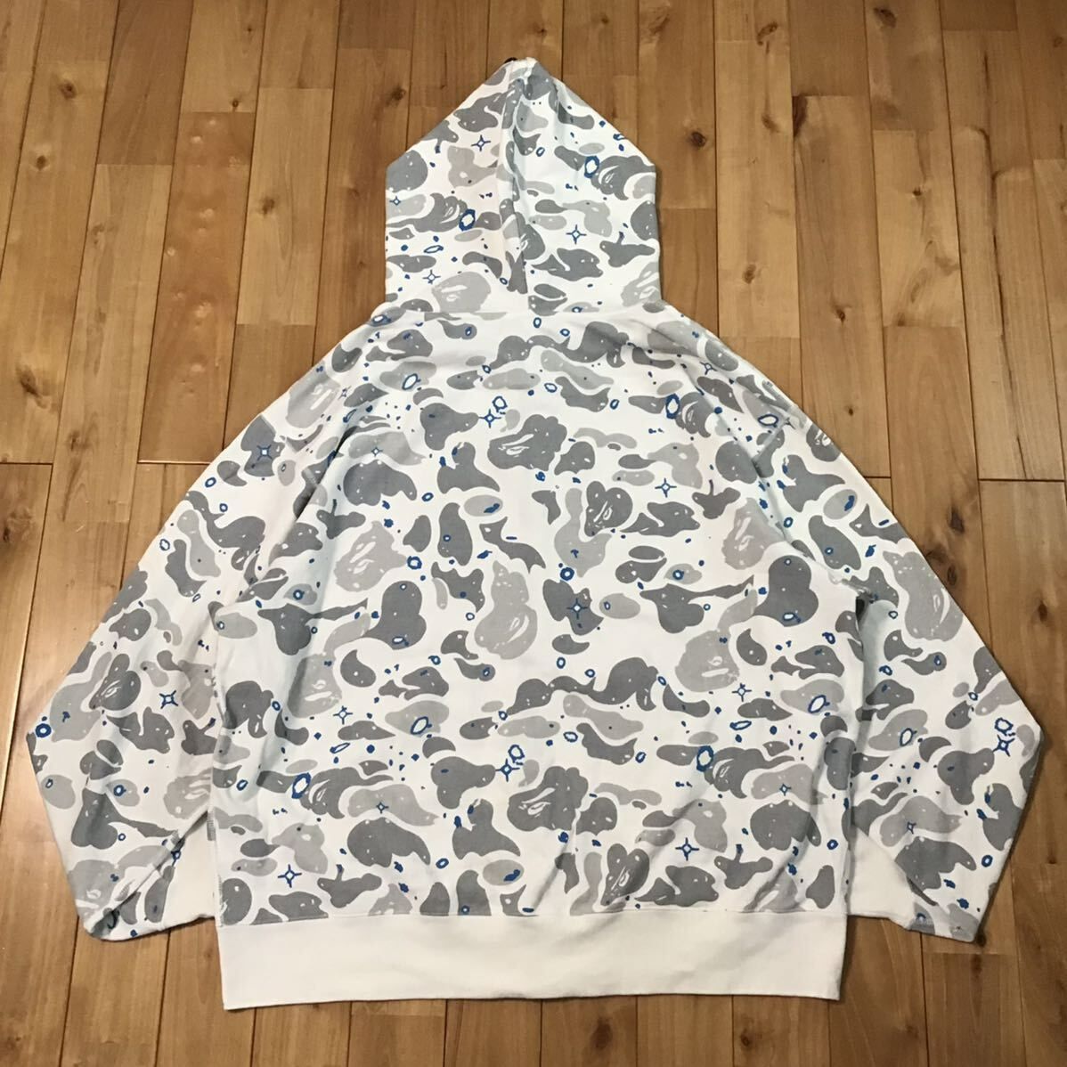 ☆蓄光☆ 2XL Relaxed Space Camo Full Zip Hoodie a bathing ape BAPE 