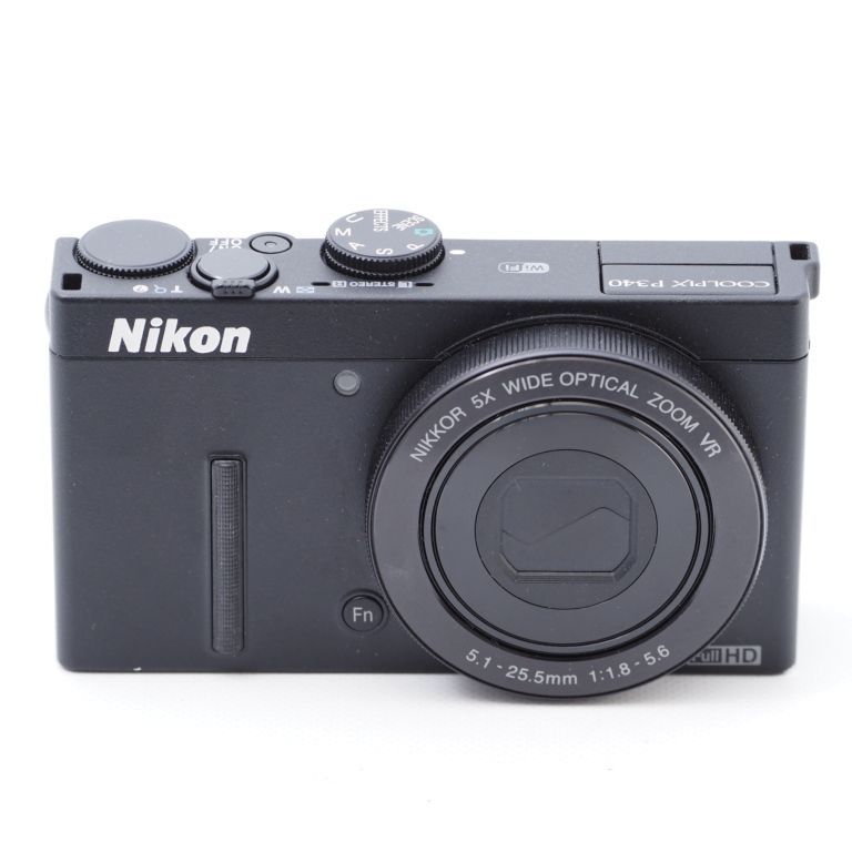 Nikon デジタルカメラ P340 開放F値1.8 1200万画素 ブラック P340BK - メルカリ