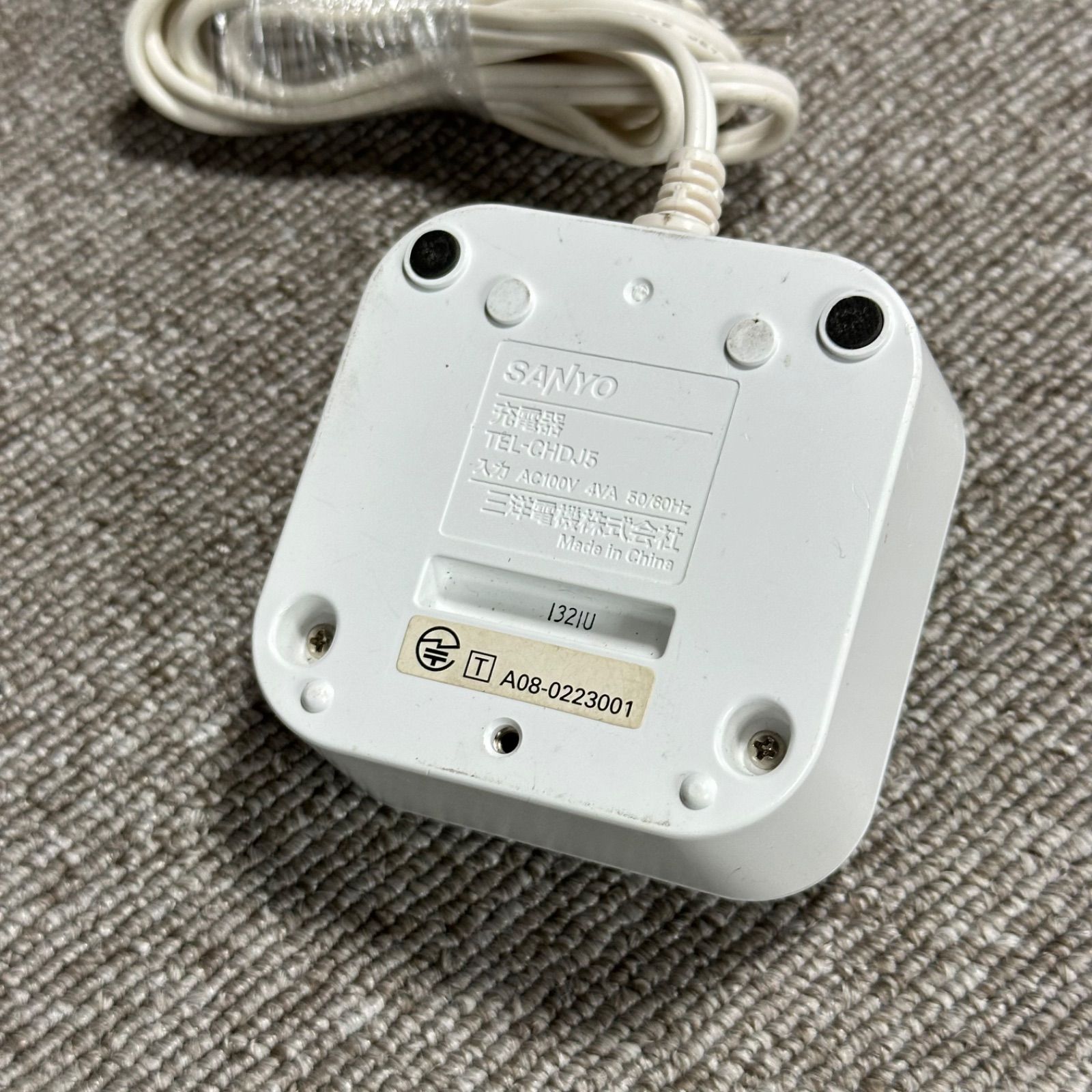 サンヨー TEL-CHDJ5 ファクシミリ 機用 子機 充電器 バッテリー付