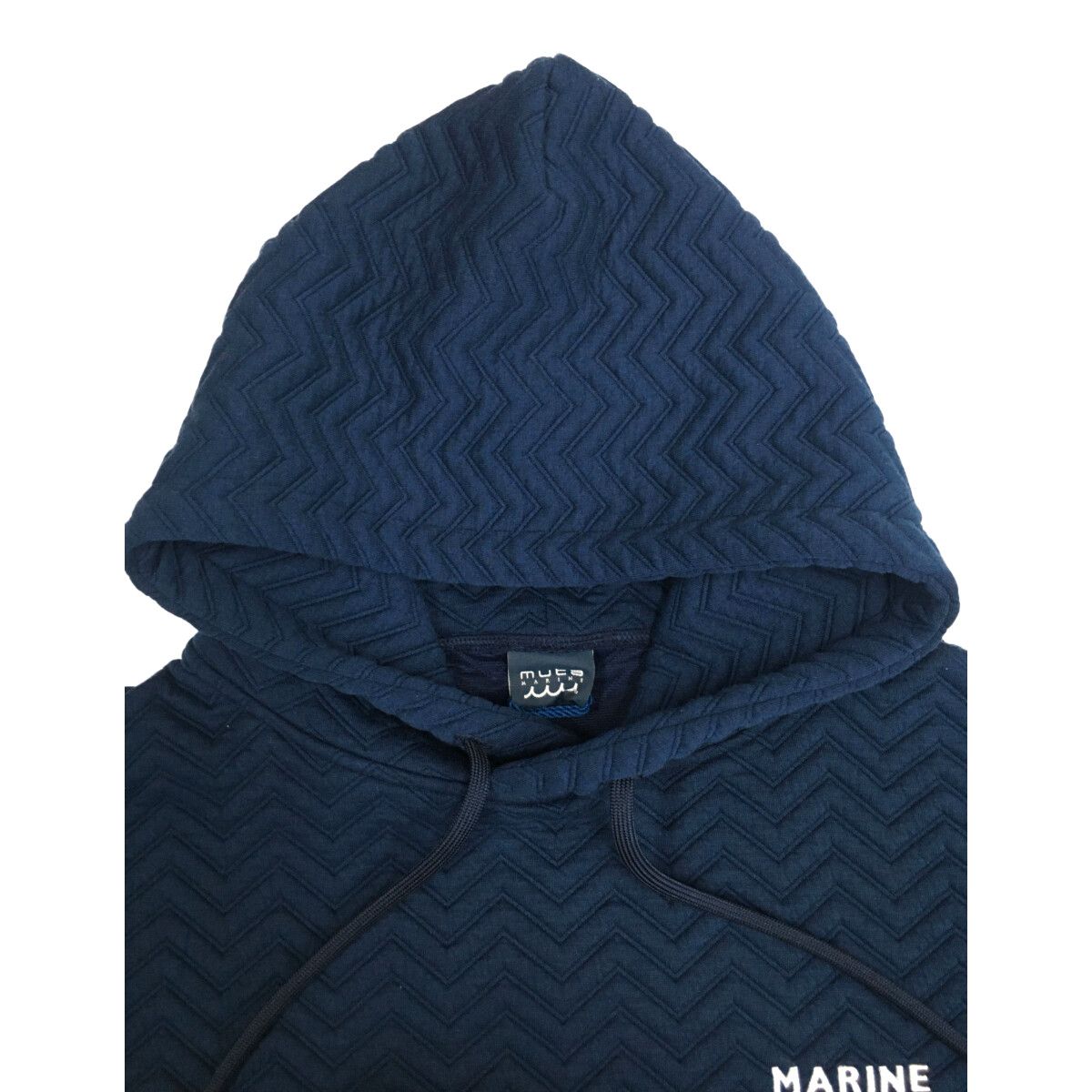未使用品 メンズ ムータマリン muta MARINE パーカー 4(S) 紺 ネイビー 