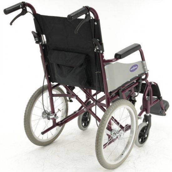 カドクラ 介助式 軽量 車椅子 アカシア パープル H201-PL カドクラ車椅子 介助式 軽量 コンパクト アカシア パープル H201-PL M
