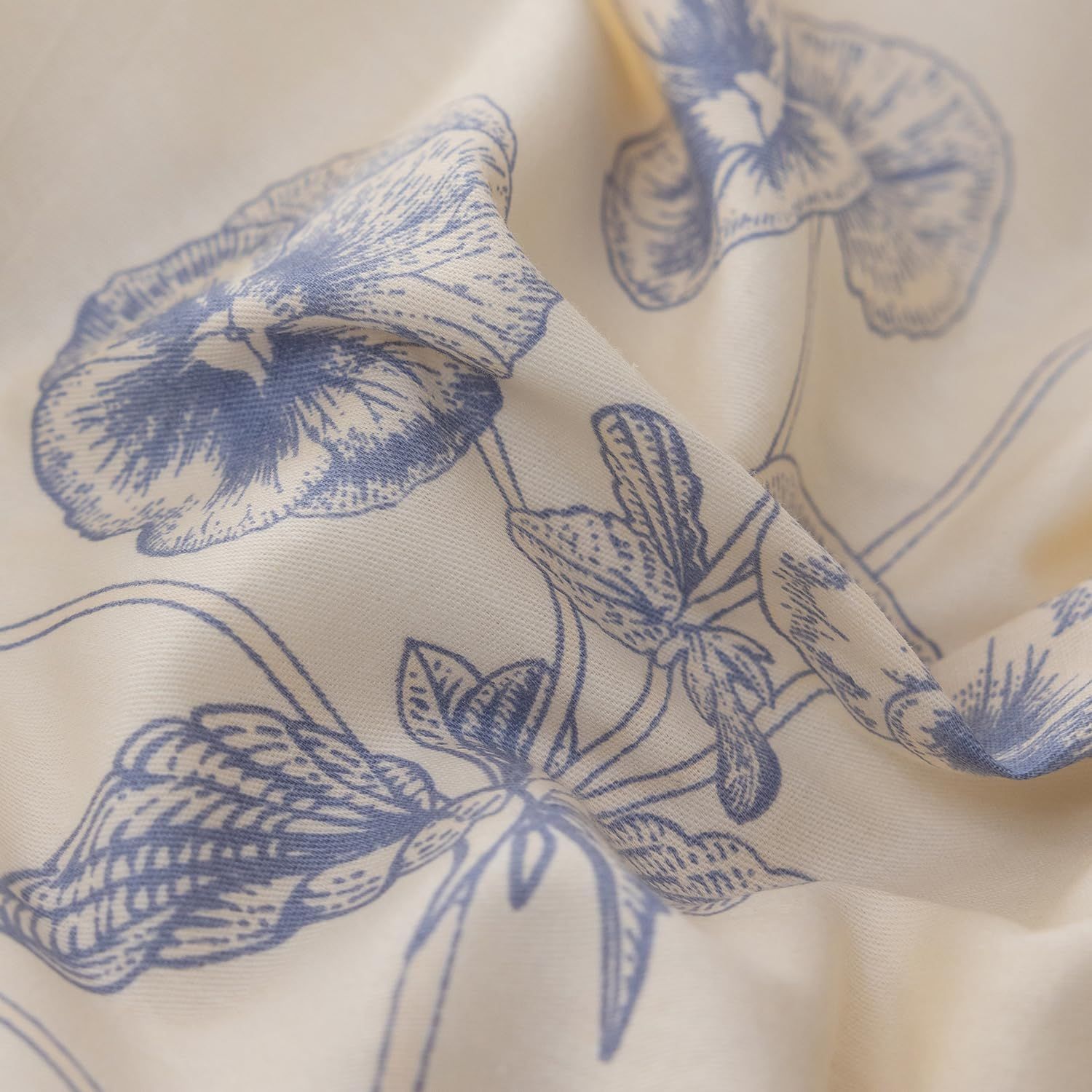 BUKAROOM 布団カバー 綿 100％ ダブル 4点セット 寝具カバーセット 掛け布団カバー ボックスシーツ 枕カバー ベッドカバー 寝具カバー ダブルジッパー 優雅な花 掛カバー190 210cm WWW_SUPERTOOLSSHOP_NL