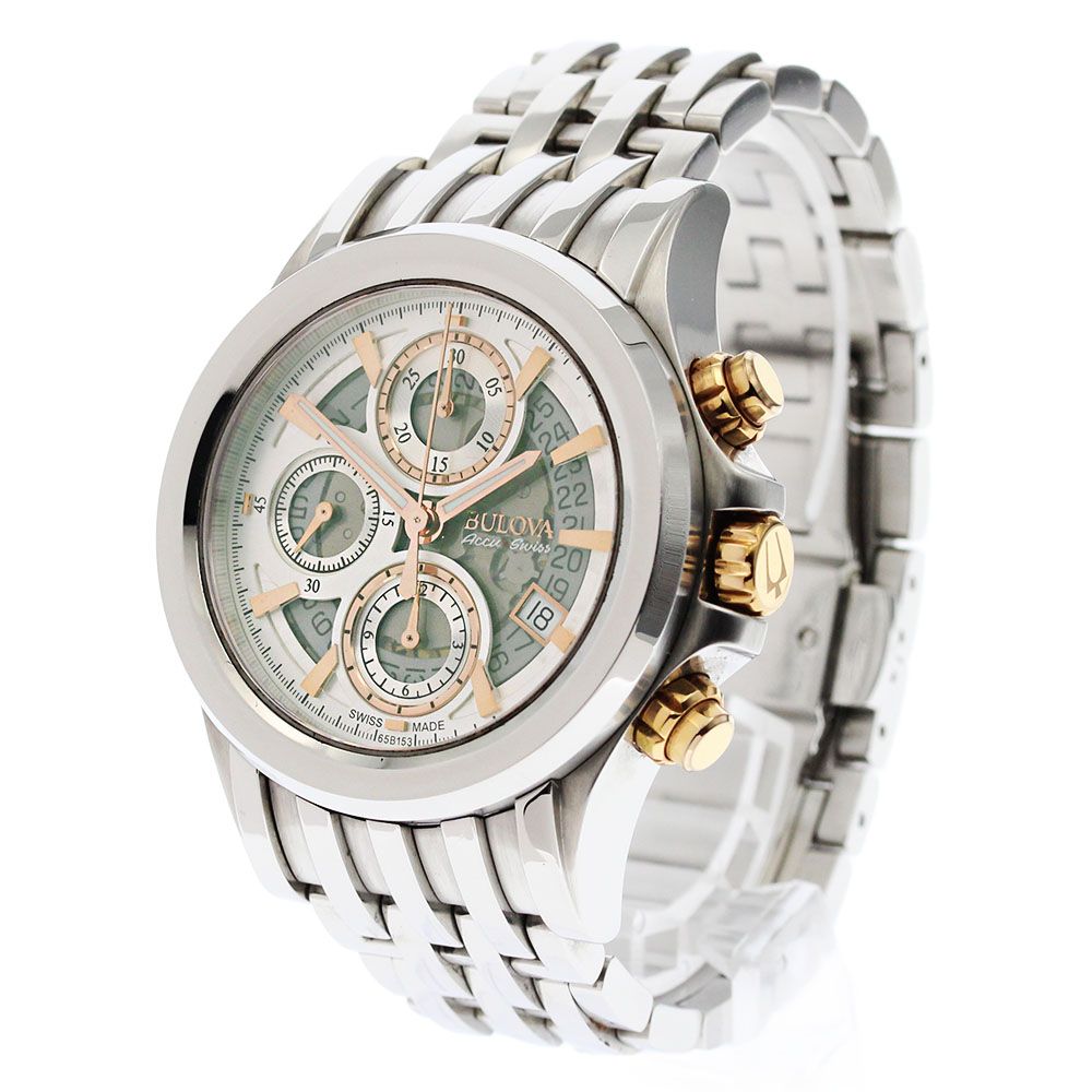 ブローバアキュトロン カークウッド スケルトン 自動巻 101424862 1円