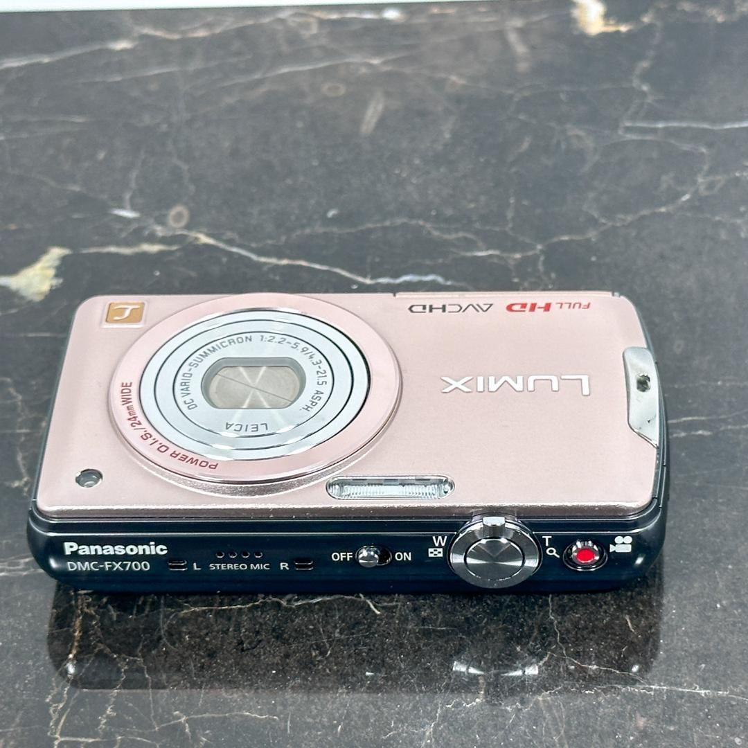 美品】Panasonic LUMIX DMC-FX700 ピュアピンクゴールド パナソニック