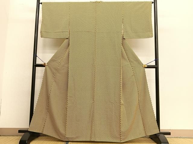 【上品】⭐️金彩小紋⭐️縮緬⭐️松坂屋⭐️未使用⭐️着物⭐️小紋⭐️ 平和屋着物□上質な小紋 抽象文様 正絹 逸品 BAAS3164pk - メルカリ