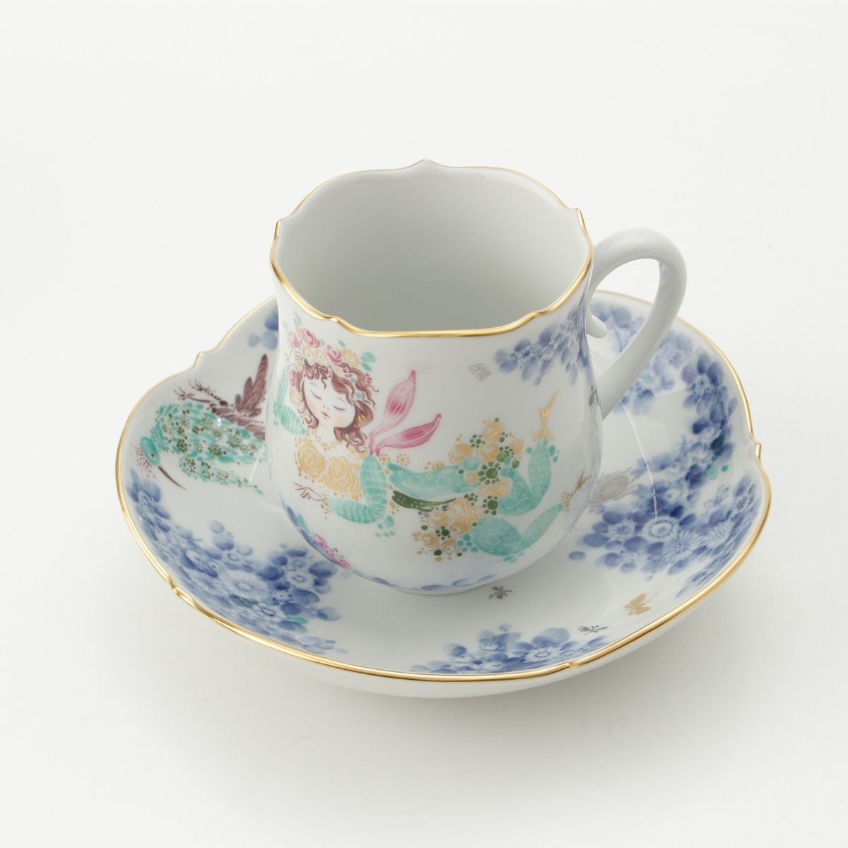 Meissen 真夏の夜の夢（ミッドサマーナイト） カップ＆ソーサー1客！