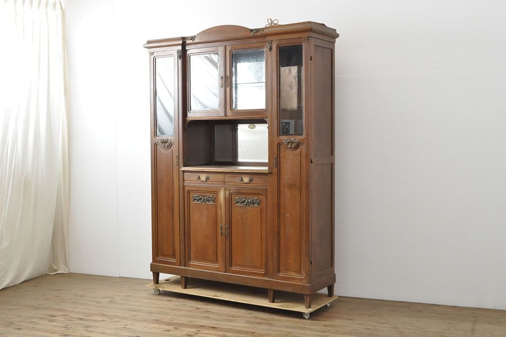 GMIS134○イタリア製 ライティングビューロー デスク 書斎机 学習机