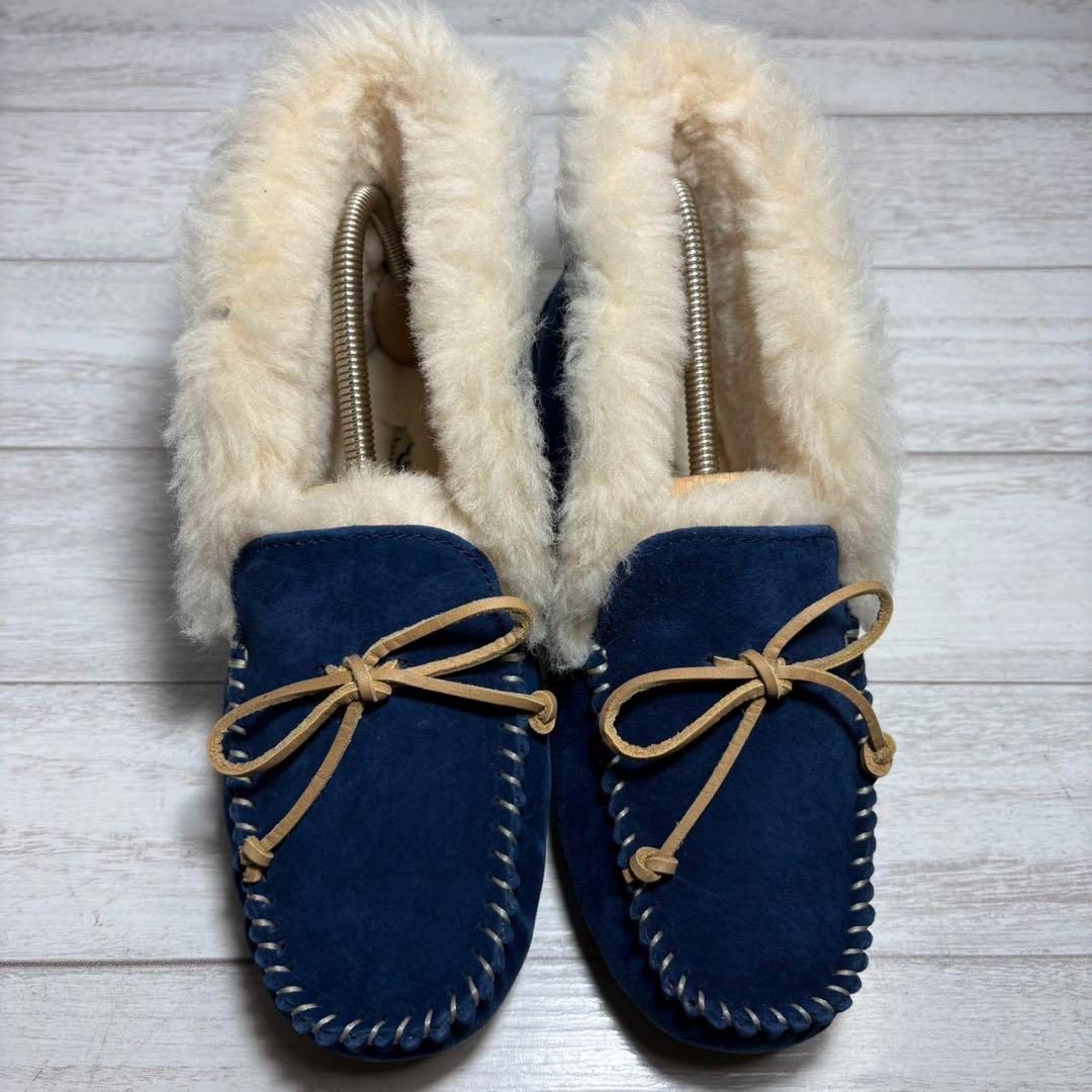 UGG アグ ALENA アレーナ ハイカットモカシン ブルー - メルカリ