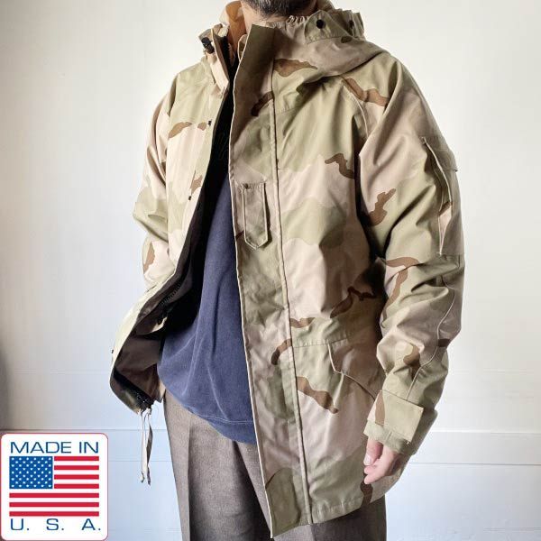 2000年製 実物 米軍 ECWCS GEN1 ゴアテックスパーカー 3Cデザートカモ