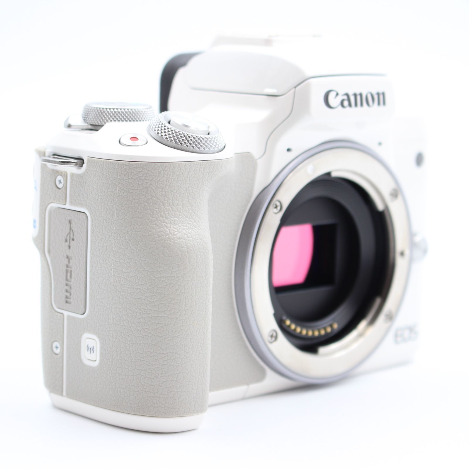極上品 キヤノン EOS Kiss M ボディ ホワイト canon EOS kiss m