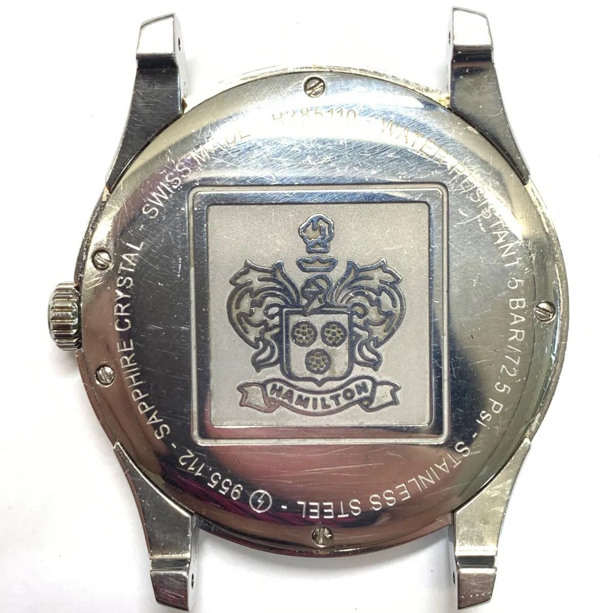 ハミルトン H385110 ジャンク品、竜頭切れ - メルカリ