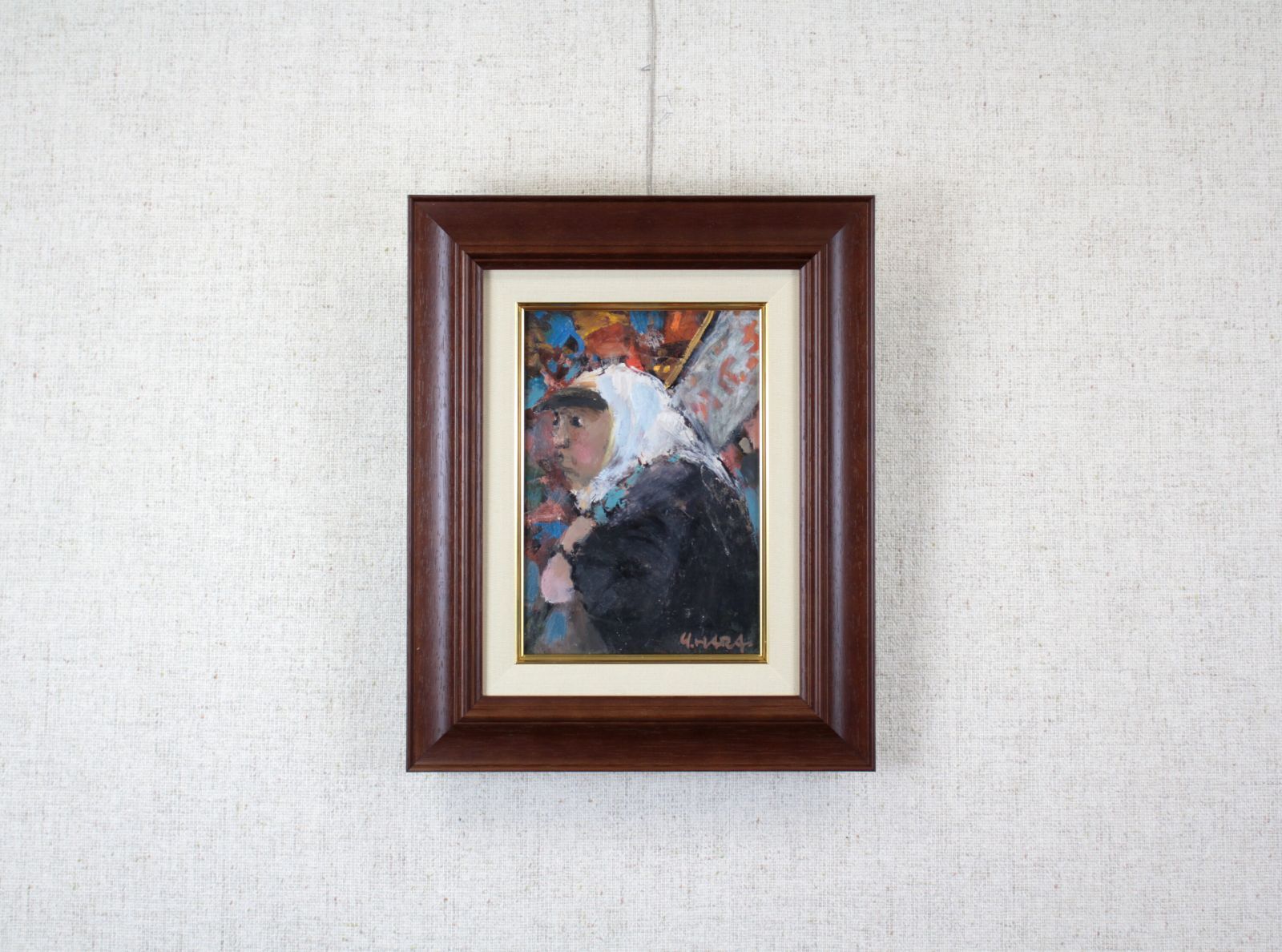 原 義行『裏街にて』油彩画【真作保証】 絵画 原 義行『裏街にて』油彩画【真作保証】 絵画 - メルカリ