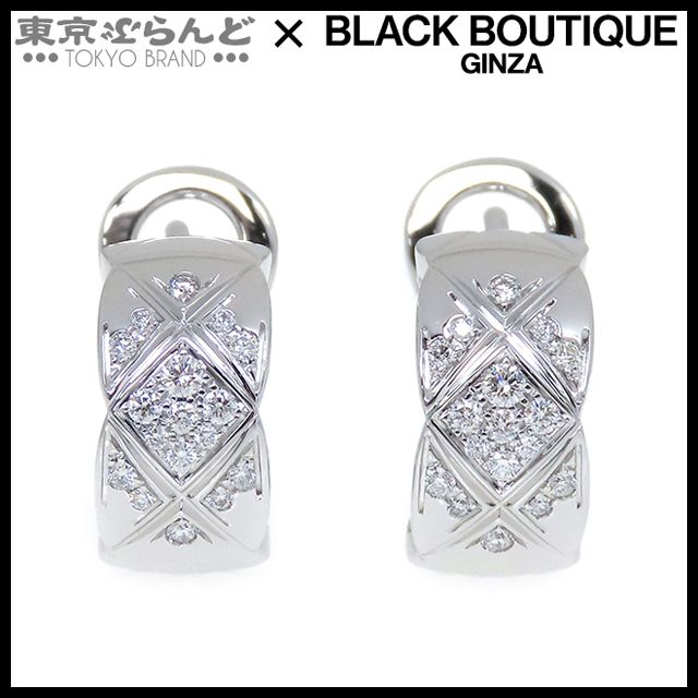 シャネル CHANEL ココクラッシュピアス J11135 K18WG ダイヤ シャネル CHANEL ココクラッシュ コレクション ピアス J11135 ホワイト