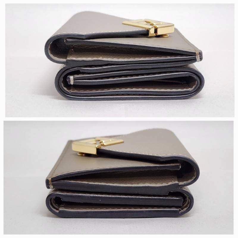 FENDI フェンディ FFダイヤモンド財布 8M0480 グレー ダブグレー  