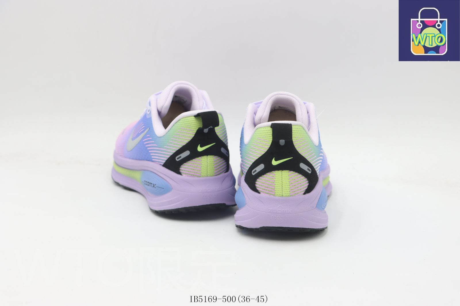 秋 今日 Nike ナイキ ランニングシューズ ピンクパープルグラデーション IB5169-500-WTO輸入2