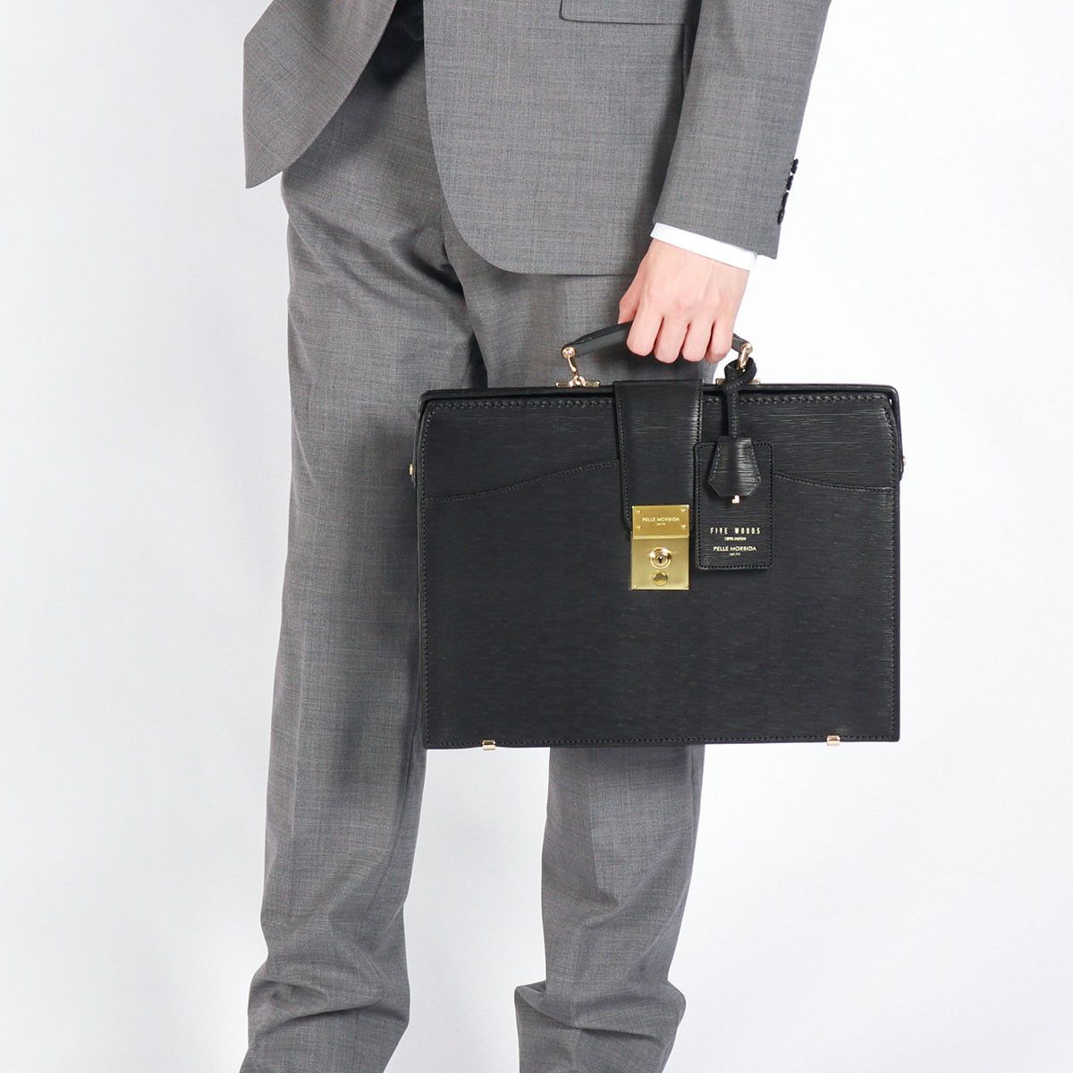 ペッレモルビダ ビジネスバッグ メンズ 本革 PELLE MORBIDA FIVE WOODS
