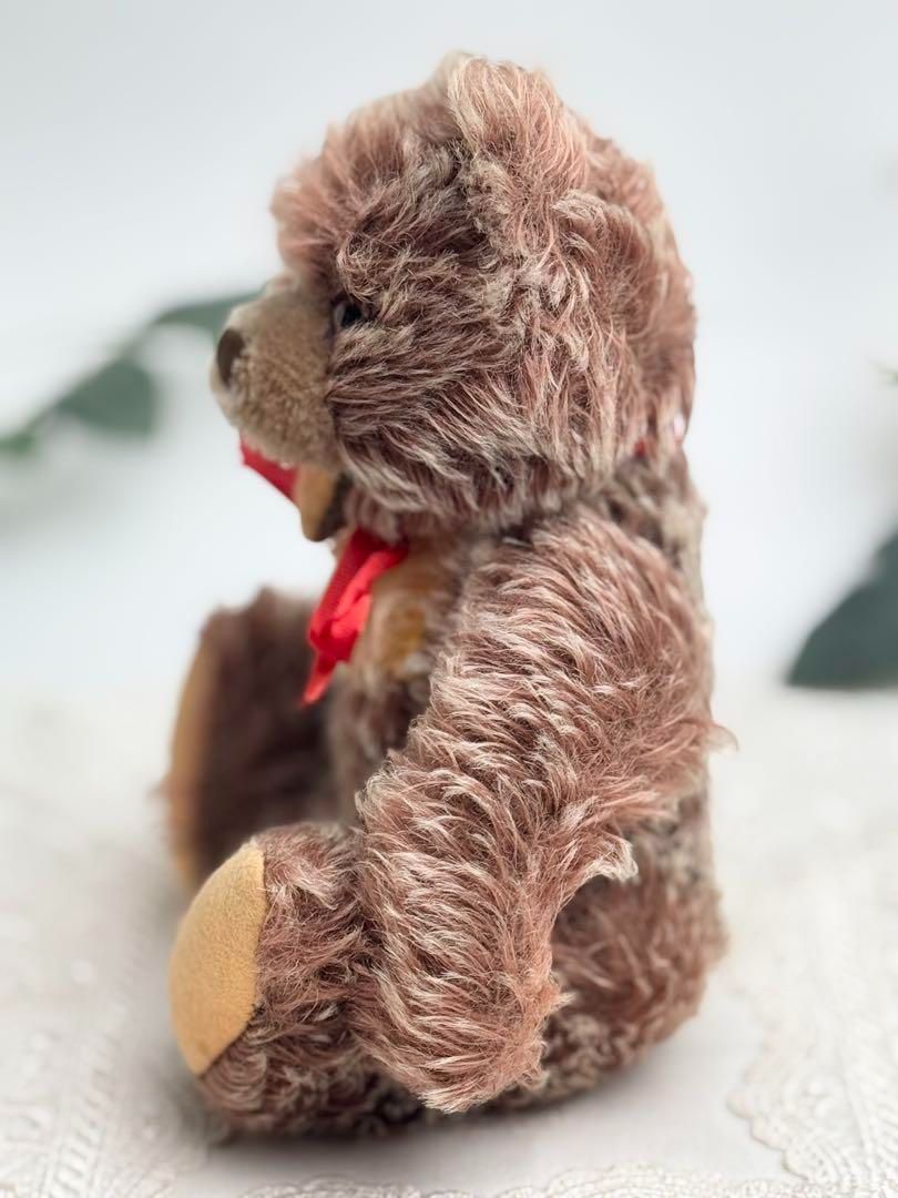 シュタイフ　小豆色のゾッティ おもちゃ 送料無料☆シュタイフ☆ Zottelbear Zotty 22cm☆小豆色の
