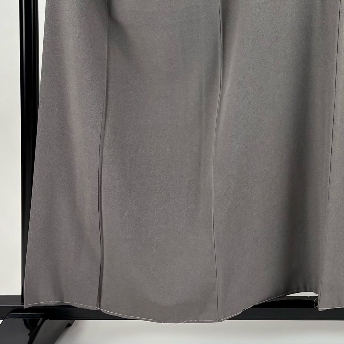 江戸小紋 身丈157.5cm 裄丈66.5cm M 袷 鮫 灰紫 正絹 名品 一つ紋