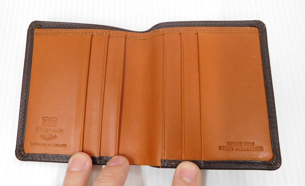 ホワイトハウスコックス 財布 ヴィンテージレザー コンカー S2380 中古 ホワイトハウスコックス 財布 ヴィンテージレザー コンカー S2380 中古