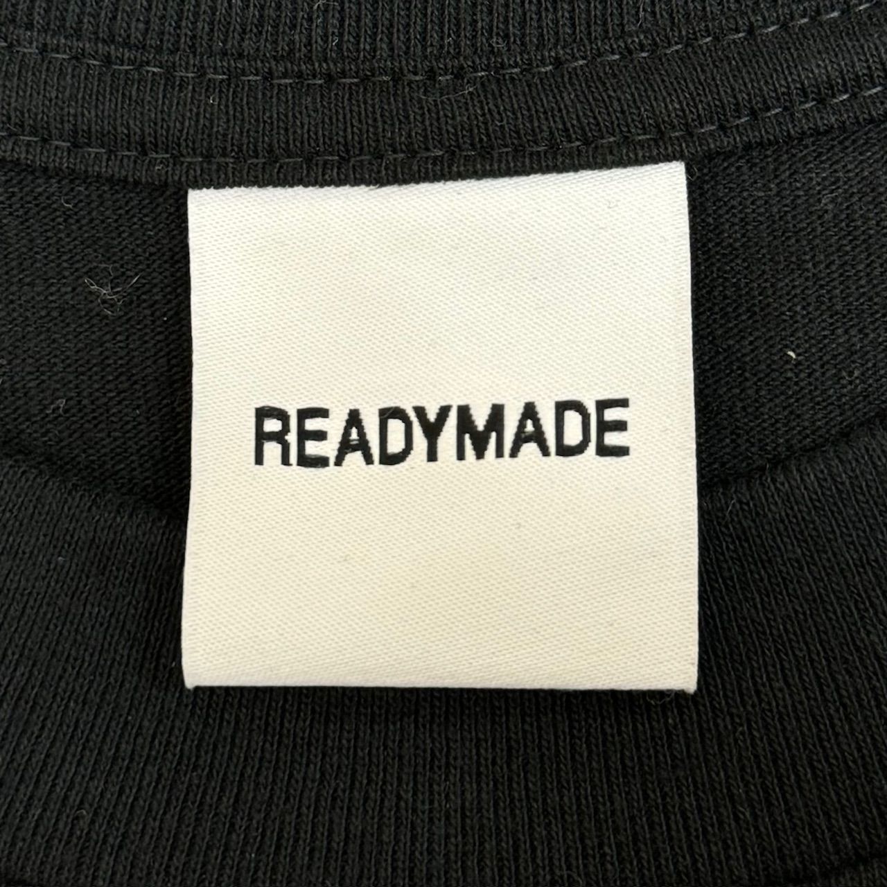 美品 READYMADE 23SS S/S T-SHIRT SMILE / BLK ロゴプリント Tシャツ 