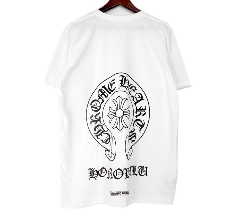 クロムハーツ CHROME HEARTS HORSESHOE HONOLULU バック ホースシュー ホノルル ポケット 半袖 Tシャツ n8288