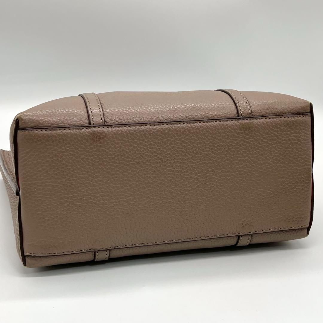 美品】トリーバーチ ペリー ハンドバッグ 2way ミニバッグ グレージュ