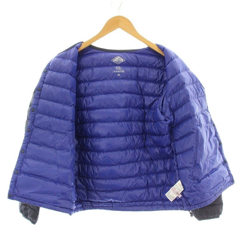 美品　DANTON ダントン　JD8748 インナーダウンジャケット　サイズ36 jd-8748-2.jpg