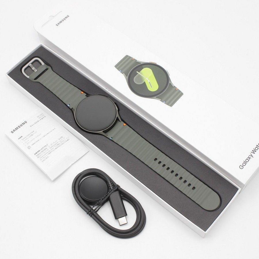 【美品】SAMSUNG Galaxy Watch7 44mm SM-L310NZGJXJP グリーン スマートウォッチ ギャラクシーウォッチ 本体