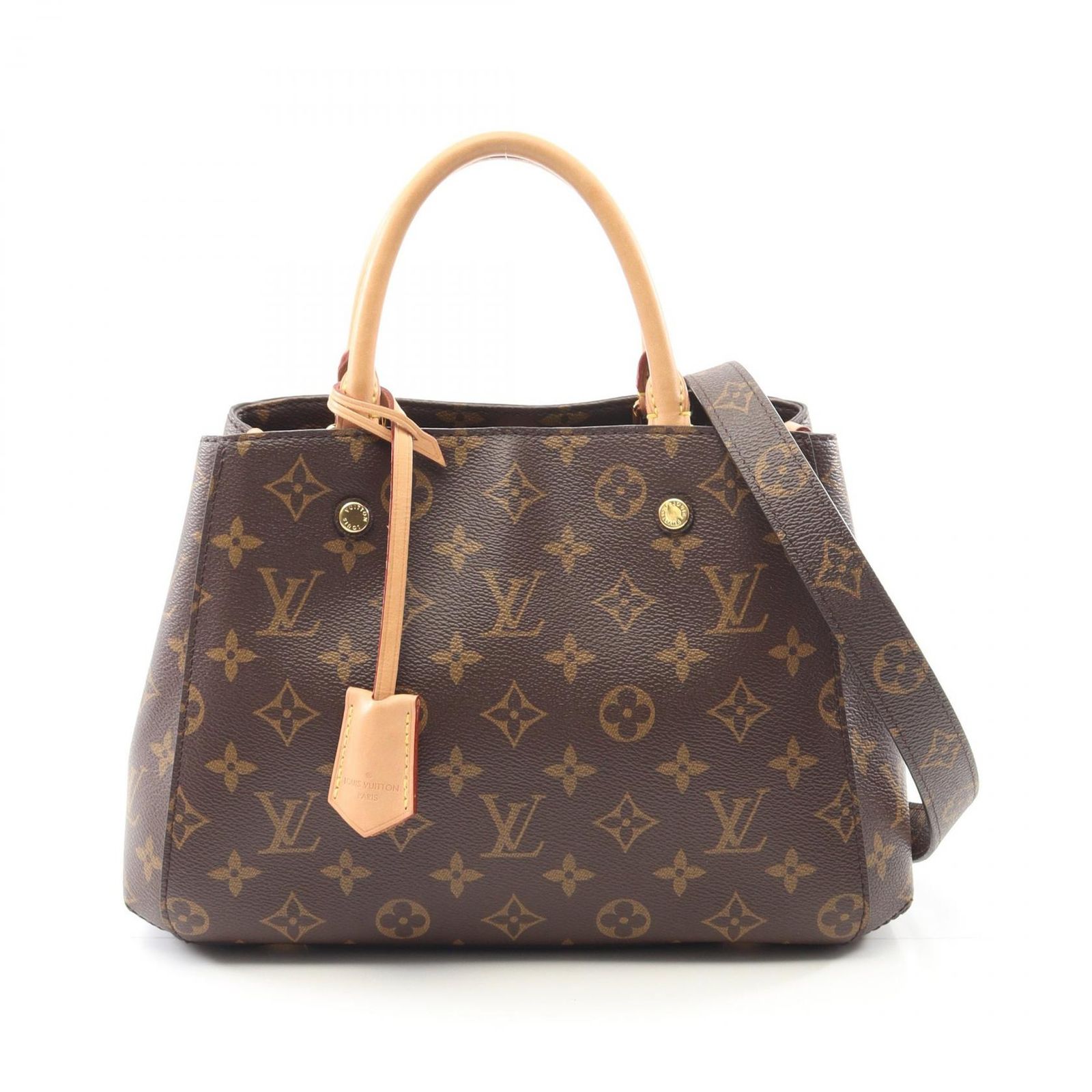 ルイヴィトン モンテーニュBBハンドバッグ モノグラムキャンバス 美品】Louis Vuitton モンテーニュBB モノグラム ハンドバッグ
