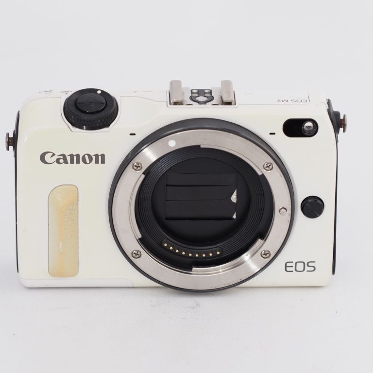 Canon キヤノン ミラーレス一眼カメラ EOS M2 ホワイト EOSM2WH-K ボディ