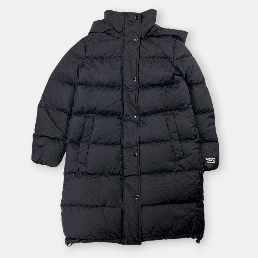 美品 BURBERRY LONDON ENGLAND バーバリー TB モノグラム ロゴ ダウン