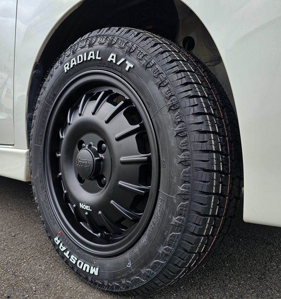 新商品 アトレー ハイゼット エブリィ オフロード 要リフトアップ&加工 軽トラ 軽バン MUDSTAR Radial AT 165/65R14  14インチ BountyCollection Noel - メルカリ