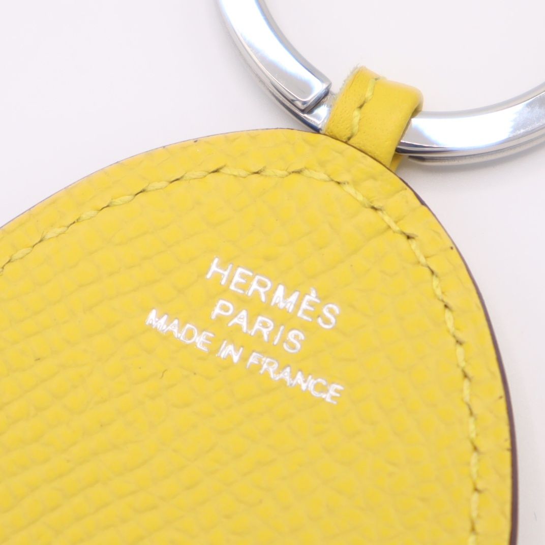 美品 HERMES エルメス キーリング タコ K刻印 ジョーヌナプル 