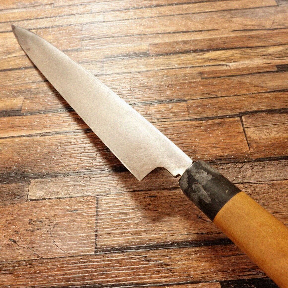 みやこや 柳刃包丁 研ぎ済 水牛柄 刺身包丁 木鞘付き 245mm - メルカリ