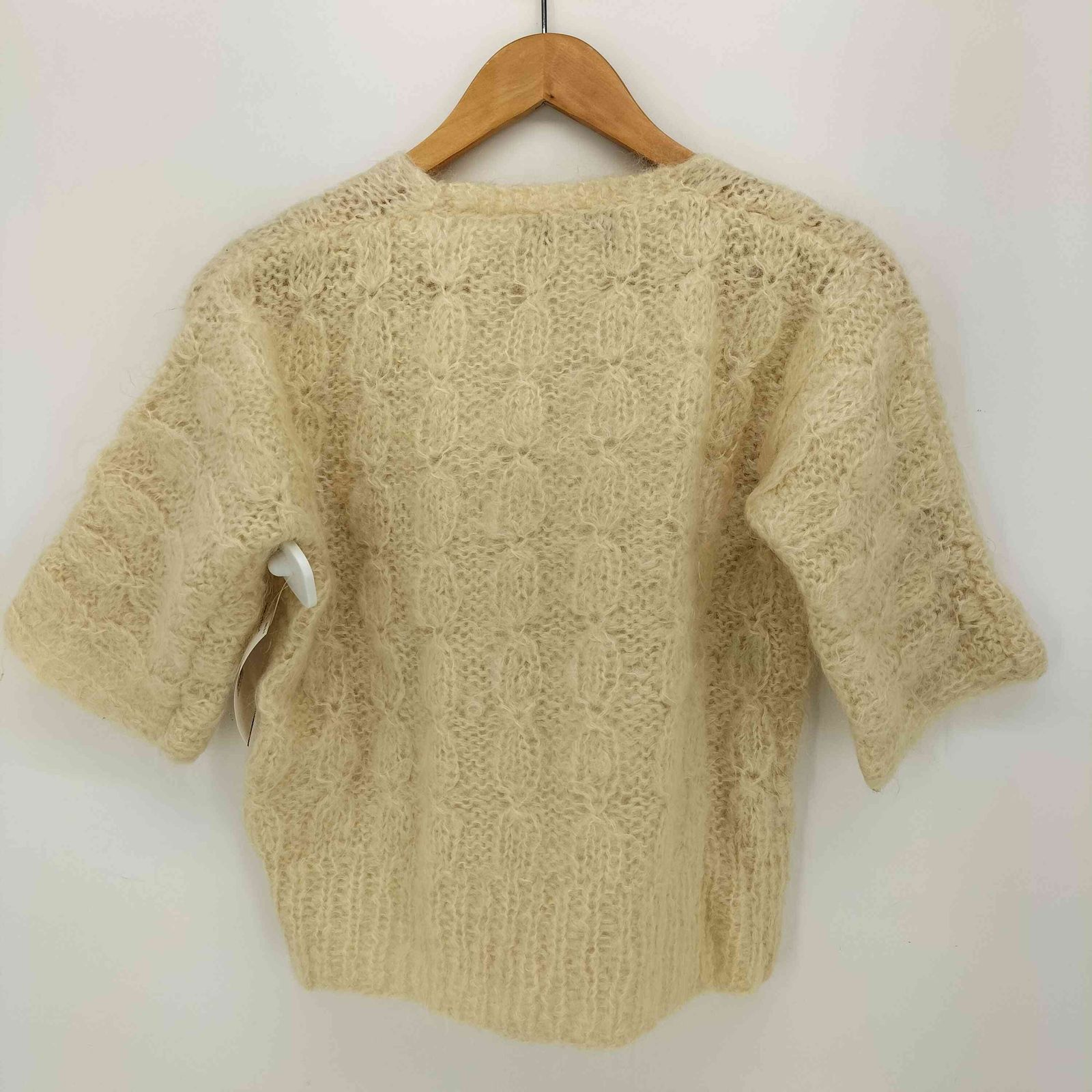 80s~90sイタリア製 HEMMONDモヘア混Vネックニット モヘヤ 4f1cf62965fef48d31f6e4bab547a6