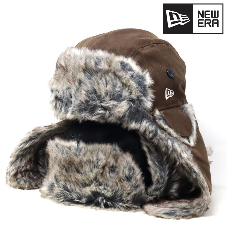 フライトキャップ ニューエラ トラッパー 帽子 耳あて付き NEWERA 飛行