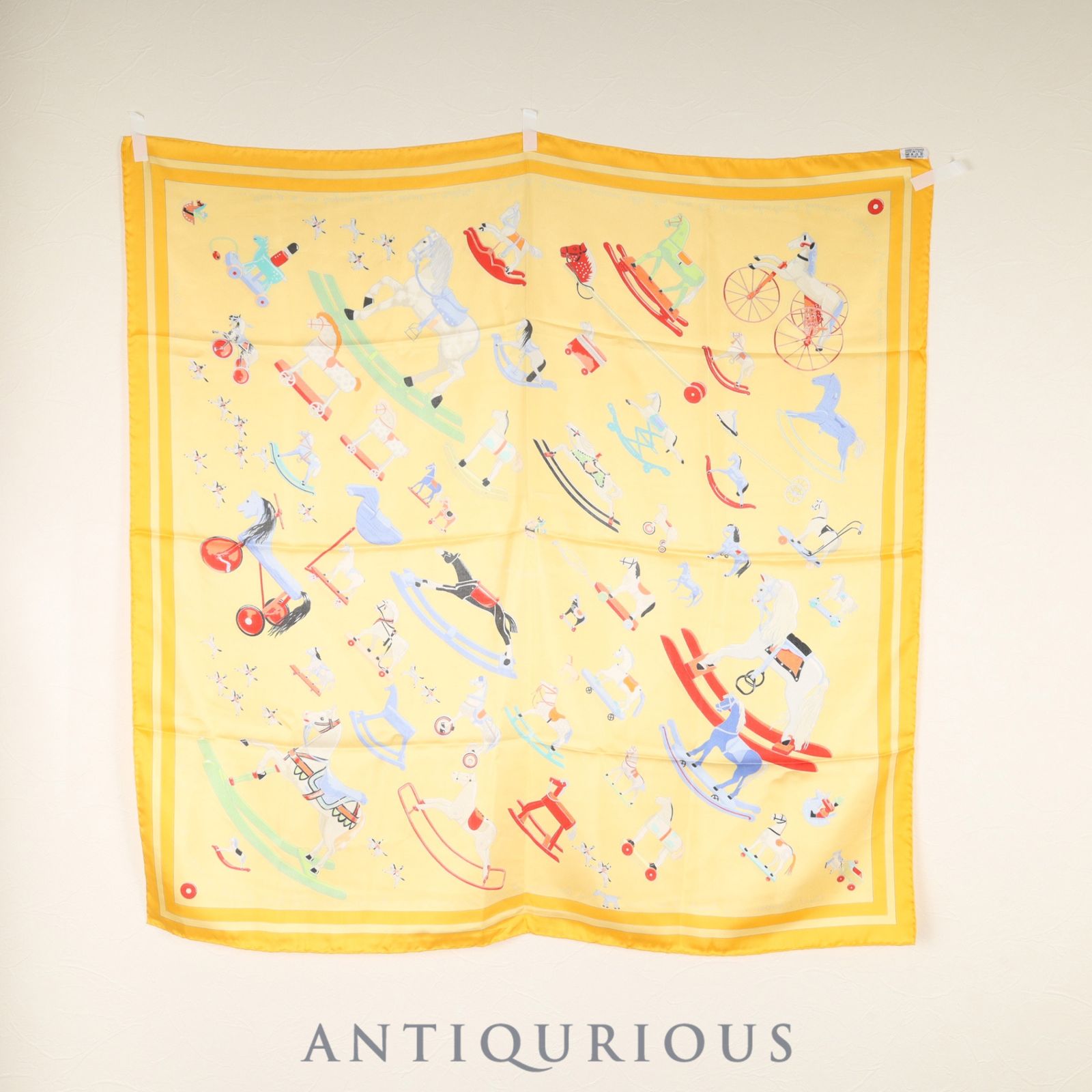 エルメス スカーフ カレ90 お馬の話をして SILK100% - メルカリ